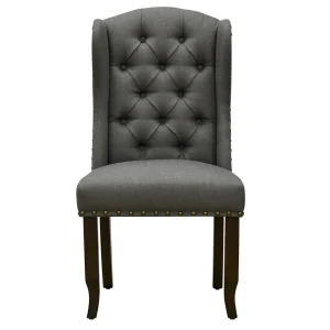 Aahmad Charcoal Grey Dining Chair, Kd Online Discount^* Fashion