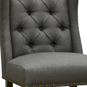 Aahmad Charcoal Grey Dining Chair, Kd Online Discount^* Fashion