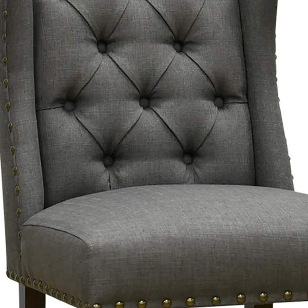 Aahmad Charcoal Grey Dining Chair, Kd Online Discount^* Fashion
