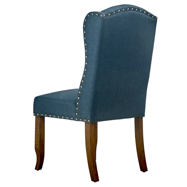 Aahmad Iii Azure Wingback Dining Chair Discount^* Discount