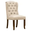 Aahmad Winged Dining Chair, Natural Online Discount^* Outlet