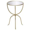 Astoria Round Accent Table, Gold Promotion^* Sale