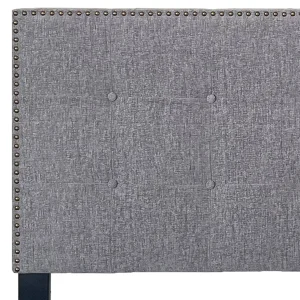 Brian Cement Grey Headboard, Queen Less Expensive^* Sale