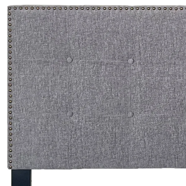 Brian Cement Grey Headboard, Queen Less Expensive^* Sale