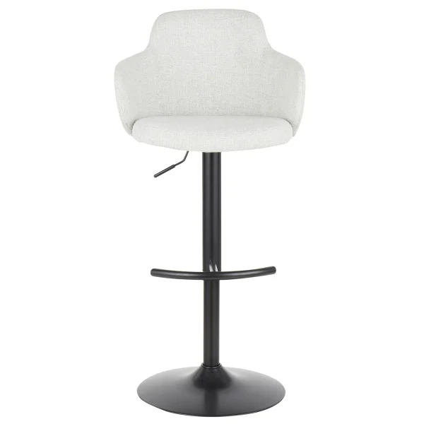 Bryce Adjustable Barstool, Light Grey Opening Sales^* Shop