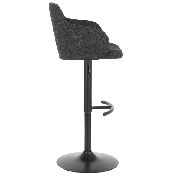 Bryce Adjustable Barstool, Dark Grey Good Quality^* Outlet