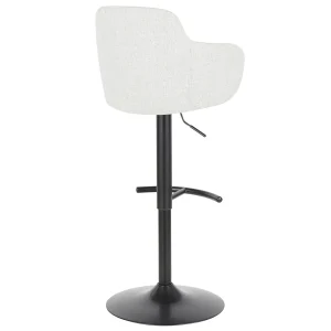 Bryce Adjustable Barstool, Light Grey Opening Sales^* Shop
