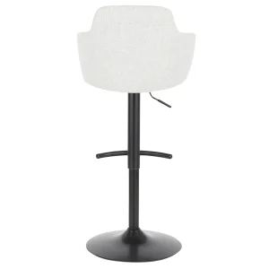 Bryce Adjustable Barstool, Light Grey Opening Sales^* Shop