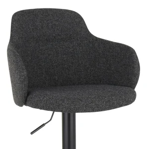 Bryce Adjustable Barstool, Dark Grey Good Quality^* Outlet