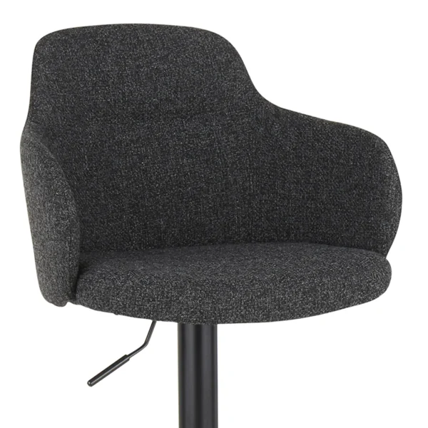 Bryce Adjustable Barstool, Dark Grey Good Quality^* Outlet