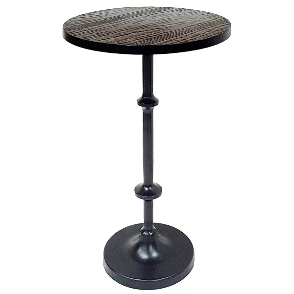 Calvin Black Metal Accent Table, 22 Less Expensive^* Fashion