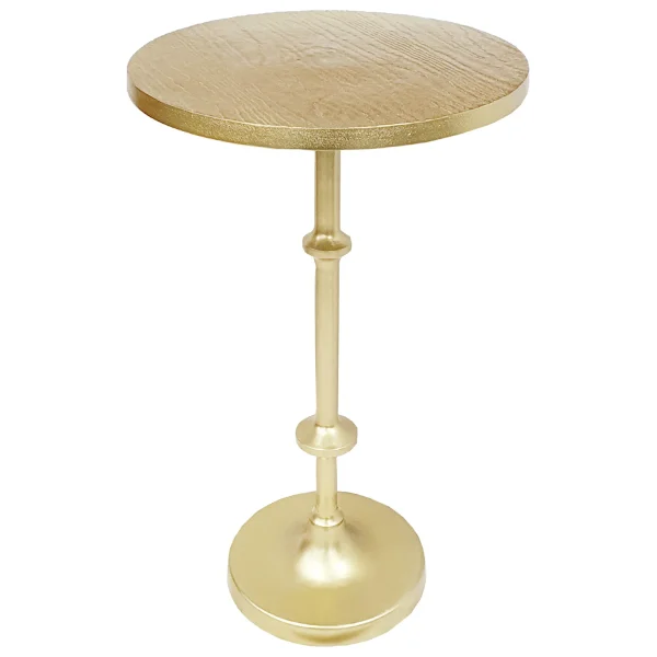 Calvin Gold Metal Accent Table, 22 Opening Sales^* Best