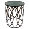 Copper Round Metal Side Table, Medium Cheaper^* Cheap