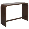 Cora Curved Wood Console Table Exquisite Gifts^* Fashion