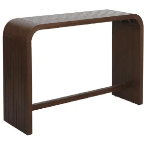 Cora Curved Wood Console Table Exquisite Gifts^* Fashion