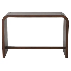 Cora Curved Wood Console Table Exquisite Gifts^* Fashion