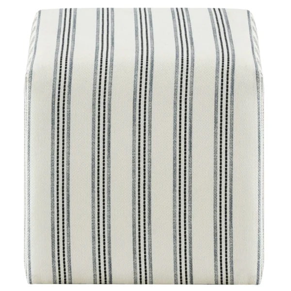 Cottage Thin Striped Ottoman Promotion^* Cheap