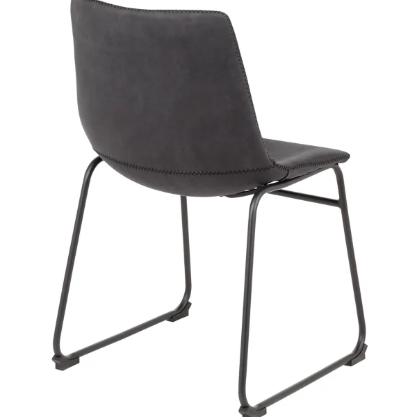 Drake Modern Industrial Dining Chair, Dark Grey Promotion^* Best Sale