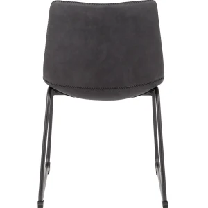 Drake Modern Industrial Dining Chair, Dark Grey Promotion^* Best Sale