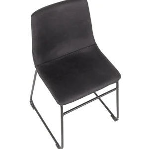 Drake Modern Industrial Dining Chair, Dark Grey Promotion^* Best Sale