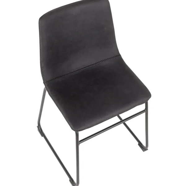 Drake Modern Industrial Dining Chair, Dark Grey Promotion^* Best Sale