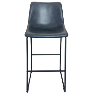 Drake Navy Blue Barstool, Kd Clearance^* Cheap
