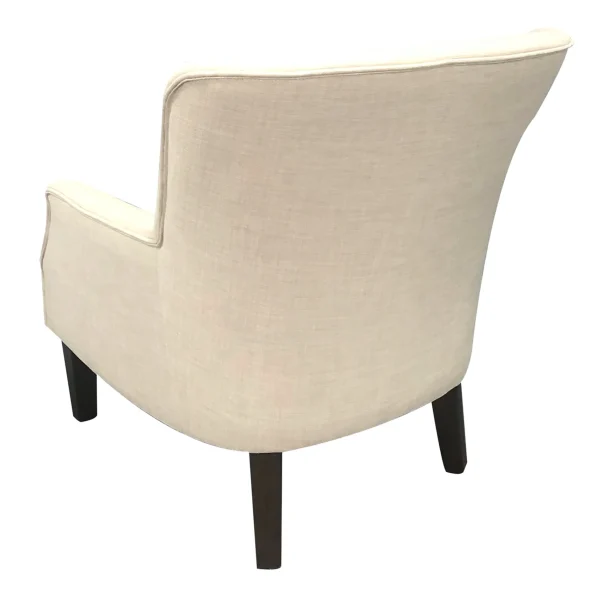 Emilee Cream Upholstered Accent Chair Premium^* Clearance