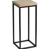 Fiona Wood Top Plant Stand With Metal Base, Small Outlet^* Store