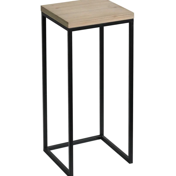 Fiona Wood Top Plant Stand With Metal Base, Large Discount Online^* Cheap