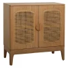 Found & Fable Lena Rattan Cabinet Opening Sales^* Sale