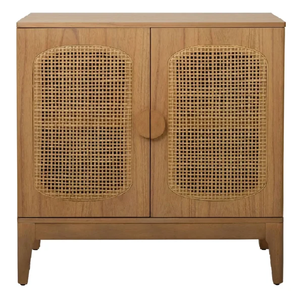 Found & Fable Lena Rattan Cabinet Opening Sales^* Sale