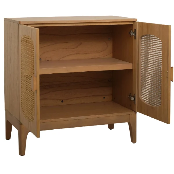 Found & Fable Lena Rattan Cabinet Opening Sales^* Sale