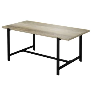 Found & Fable Loggy Wood & Metal Dining Table, 71 Good Quality^* Discount