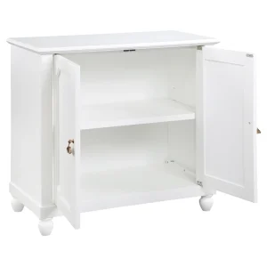 Grace Mitchell Asbury White 2-Door Cabinet Premium^* Flash Sale