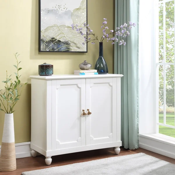 Grace Mitchell Asbury White 2-Door Cabinet Premium^* Flash Sale