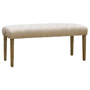 Grace Mitchell Bailey Tufted Bench With Ring Accents, Kd Discount^* Online