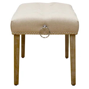 Grace Mitchell Bailey Tufted Bench With Ring Accents, Kd Discount^* Online