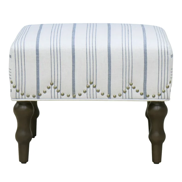 Grace Mitchell Olivia Scalloped Ottoman Flash Sale^* Clearance