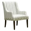 Grace Mitchell Olivia Striped Scalloped Arm Chair Discount^* Best Sale