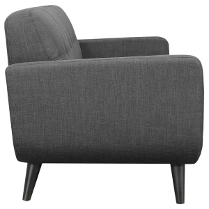 Hadley Tufted Back Accent Chair, Charcoal Grey Flash Sale^* Discount