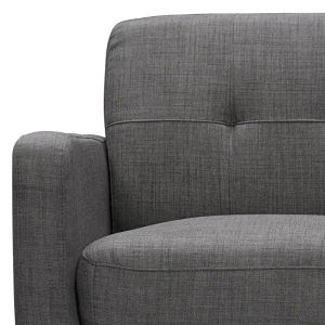 Hadley Tufted Back Accent Chair, Charcoal Grey Flash Sale^* Discount