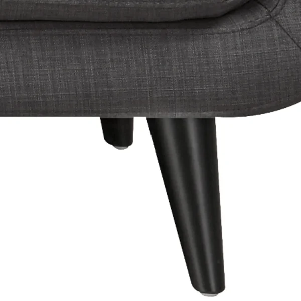 Hadley Tufted Back Accent Chair, Charcoal Grey Flash Sale^* Discount