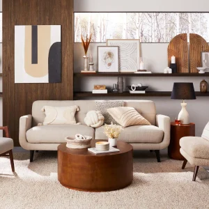 Hadley Tufted Back Sofa, Taupe Opening Sales^* Sale