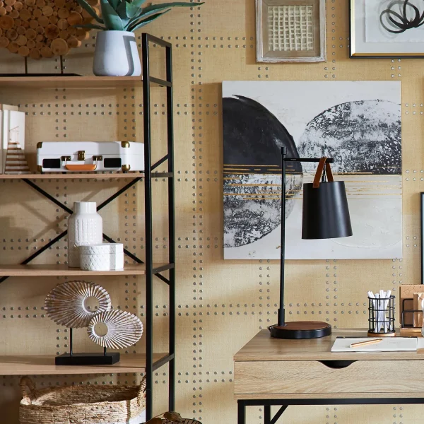 Honeybloom Burnaby 4-Tier Wood & Metal Shelf Opening Sales^* Shop