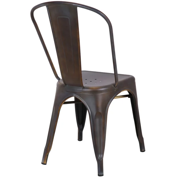 Honeybloom Idris Bronze Metal Dining Chair Discount^* Cheap