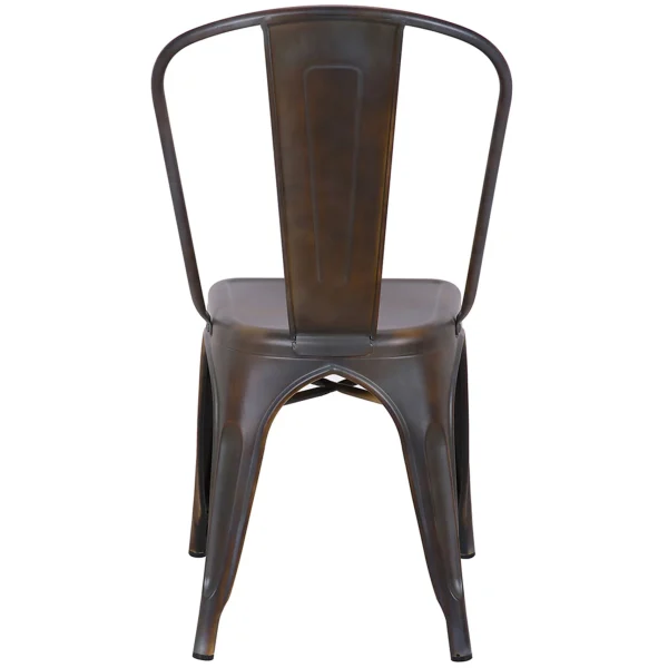 Honeybloom Idris Bronze Metal Dining Chair Discount^* Cheap
