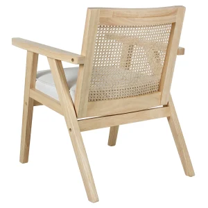 Honeybloom Kanon White Oak Accent Chair Opening Sales^* Best Sale