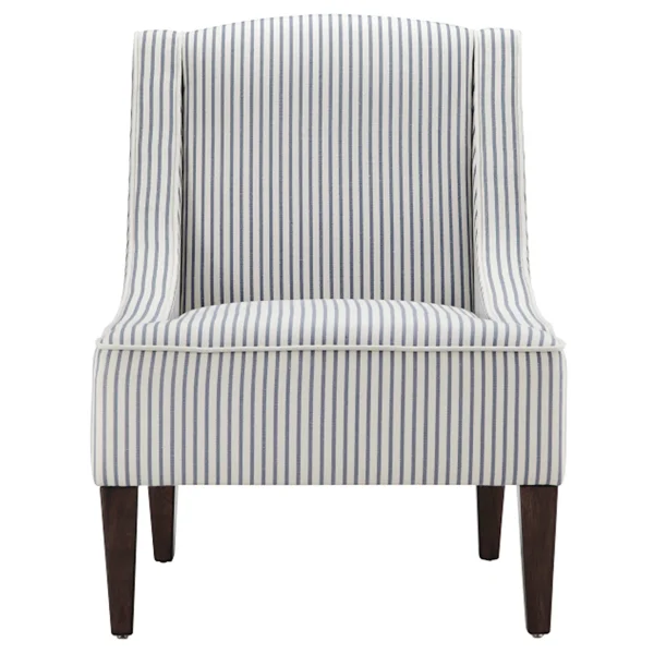 Honeybloom Kayson Striped Accent Chair Flash Sale^* Outlet
