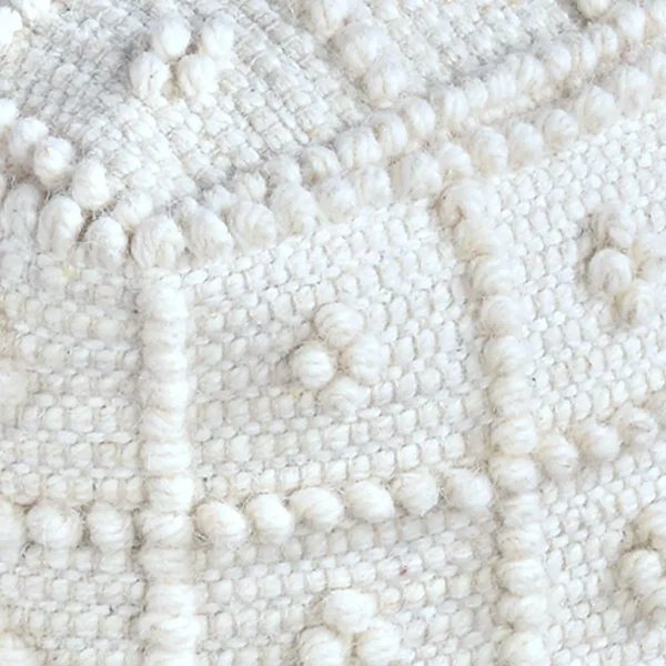 Honeybloom Knots Cream Pouf Exquisite Gifts^* Outlet
