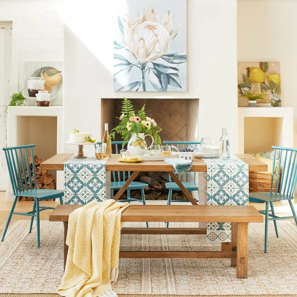 Honeybloom Massena Natural Wood Dining Table, 72 Online Discount^* Shop